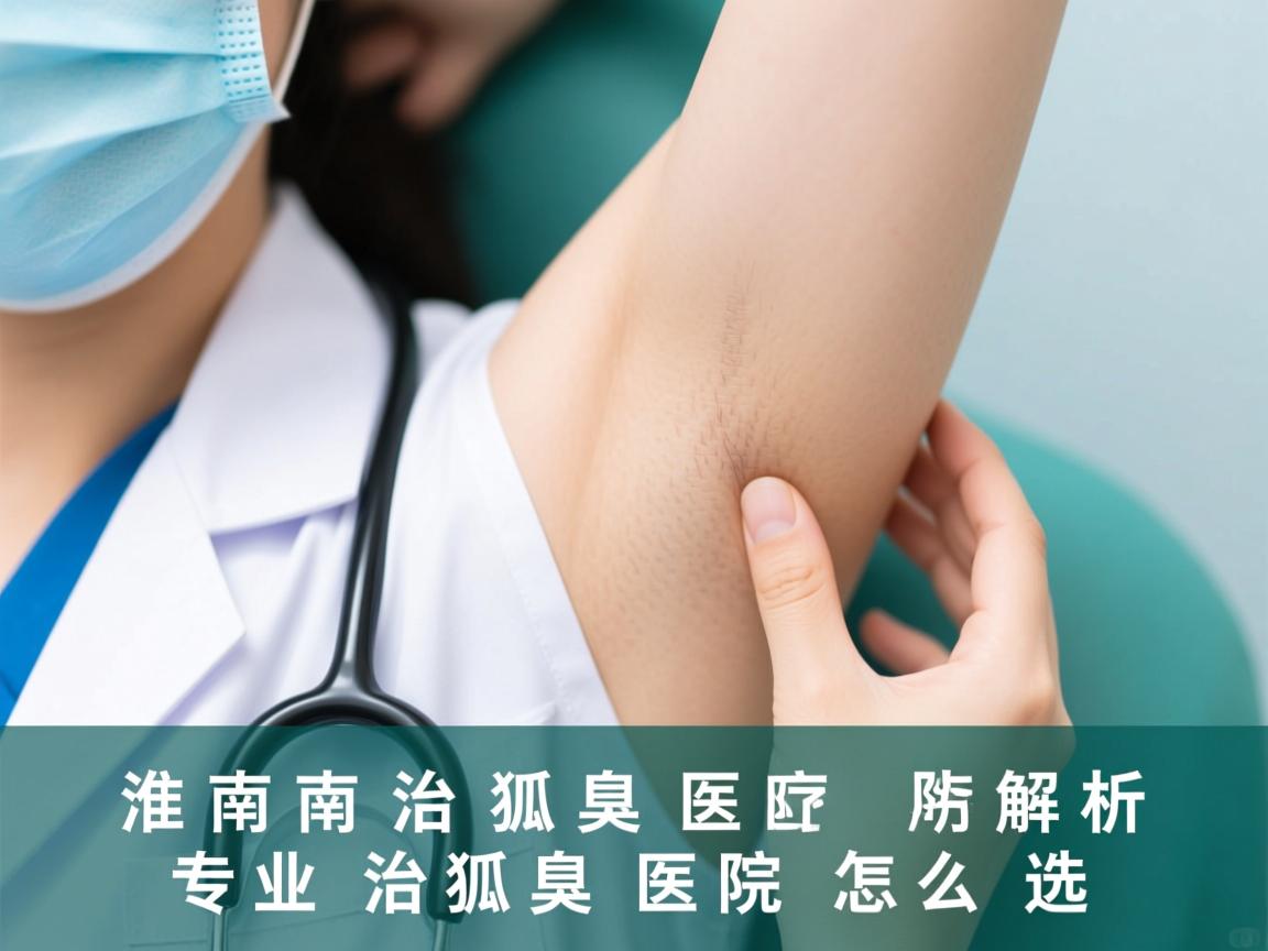 淮南治狐臭医院解析，专业治狐臭医院怎么选
