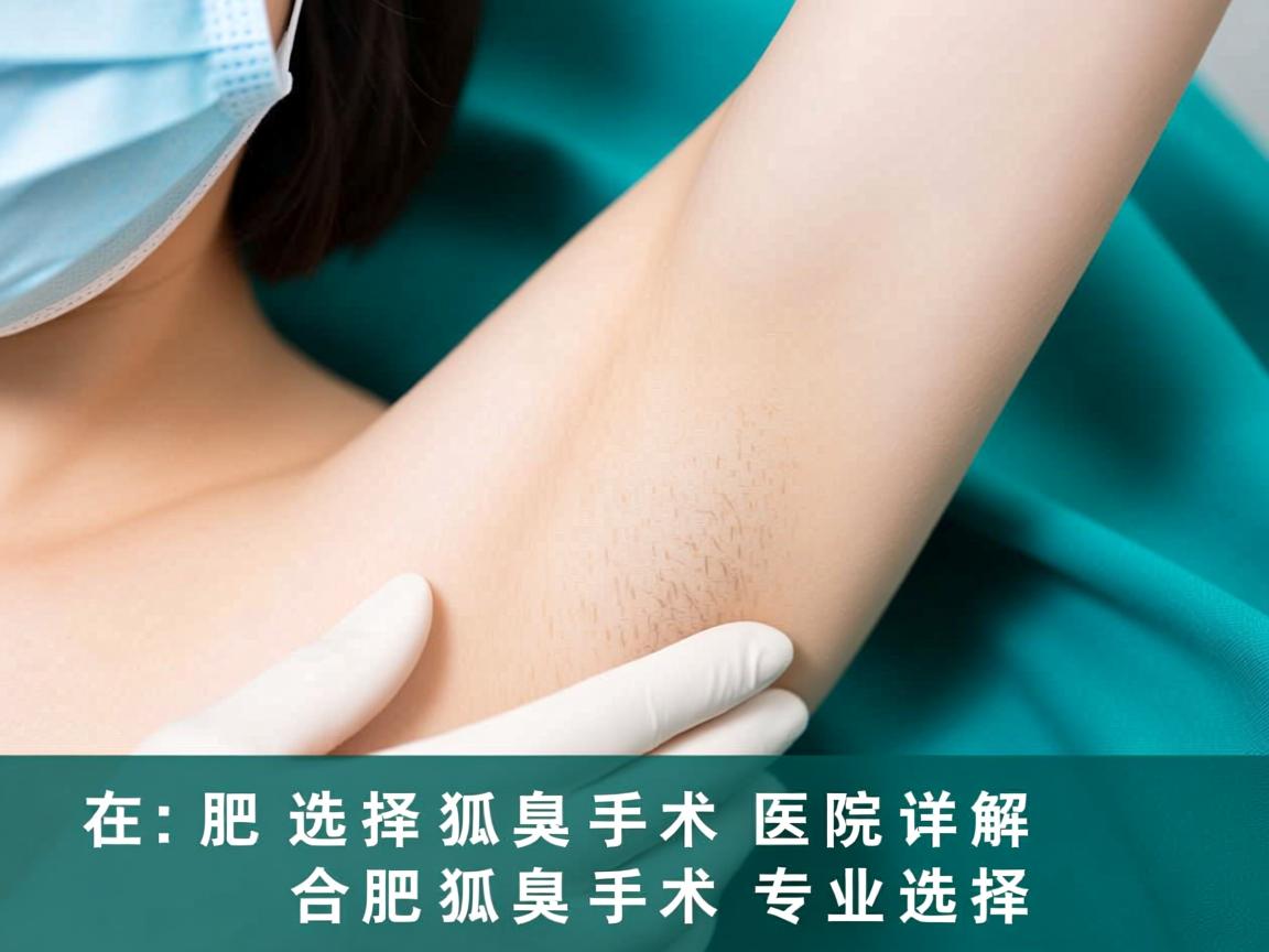 在合肥选择狐臭手术医院，详解合肥狐臭手术的专业选择