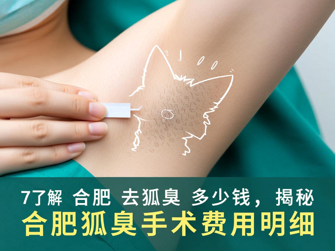 了解合肥去狐臭多少钱，揭秘合肥狐臭手术费用明细