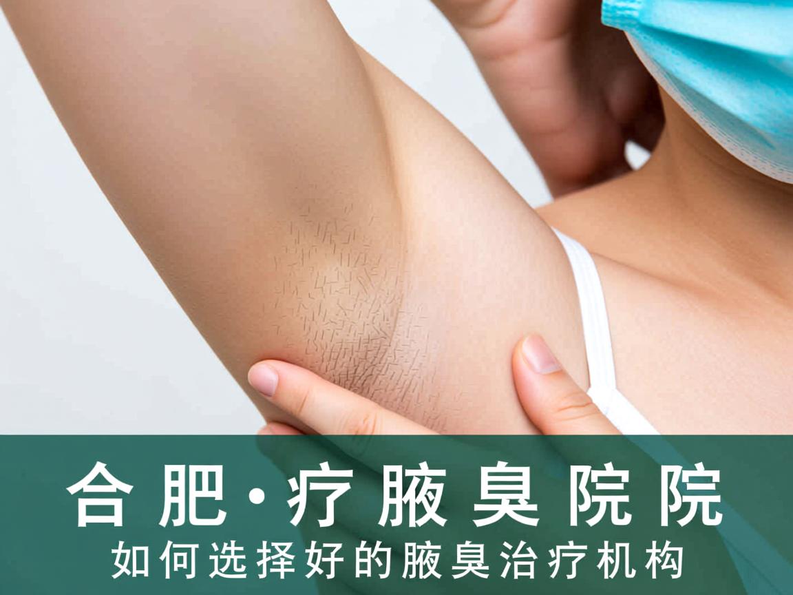 合肥治疗腋臭好的医院解析，如何选择好的腋臭治疗机构