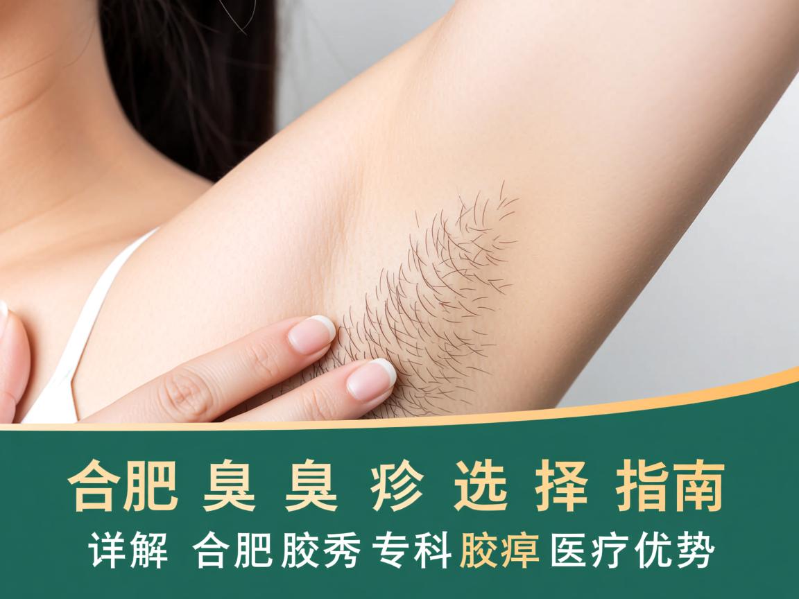 合肥腋臭诊疗选择指南，详解合肥腋秀专科的腋臭医疗优势
