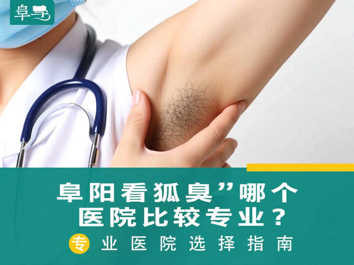 阜阳看狐臭哪个医院比较专业？专业医院选择指南