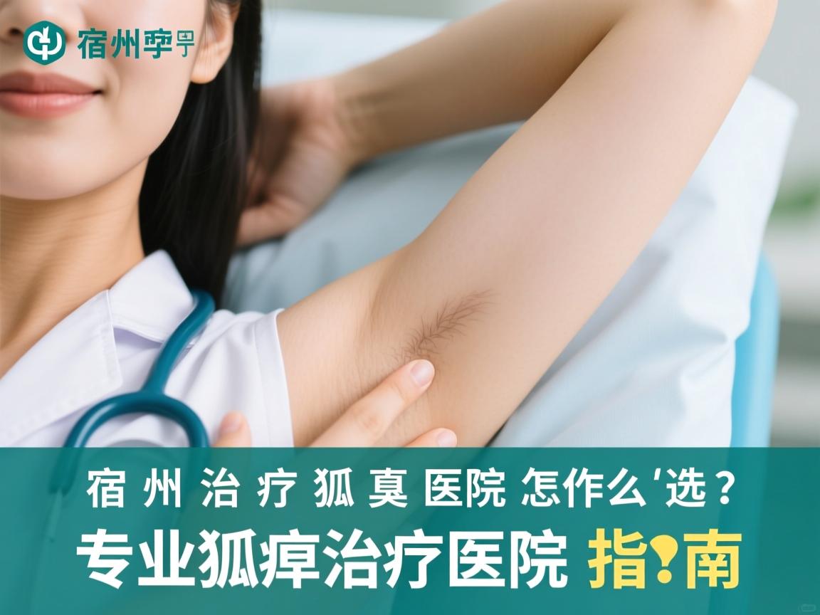 宿州治疗狐臭医院怎么选？专业狐臭治疗医院指南