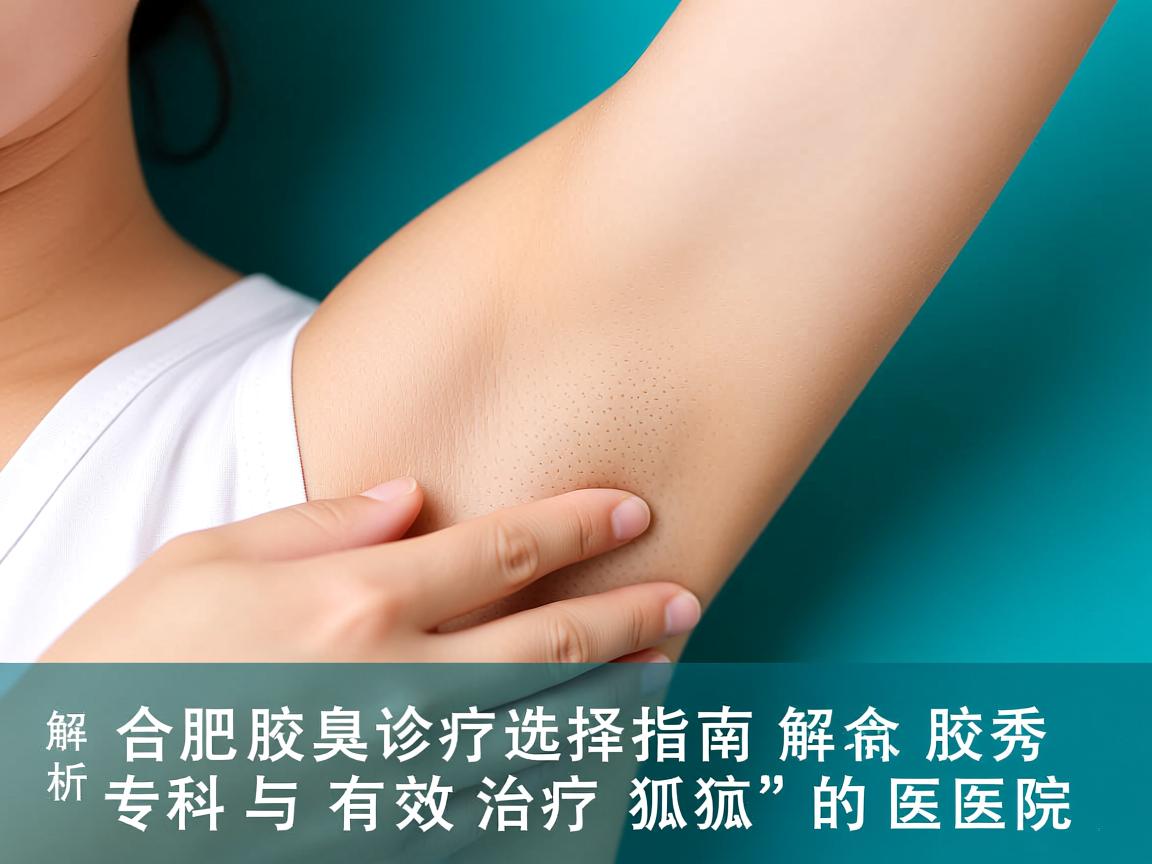 合肥腋臭诊疗选择指南，解析合肥腋秀专科与有效治疗狐臭的医院