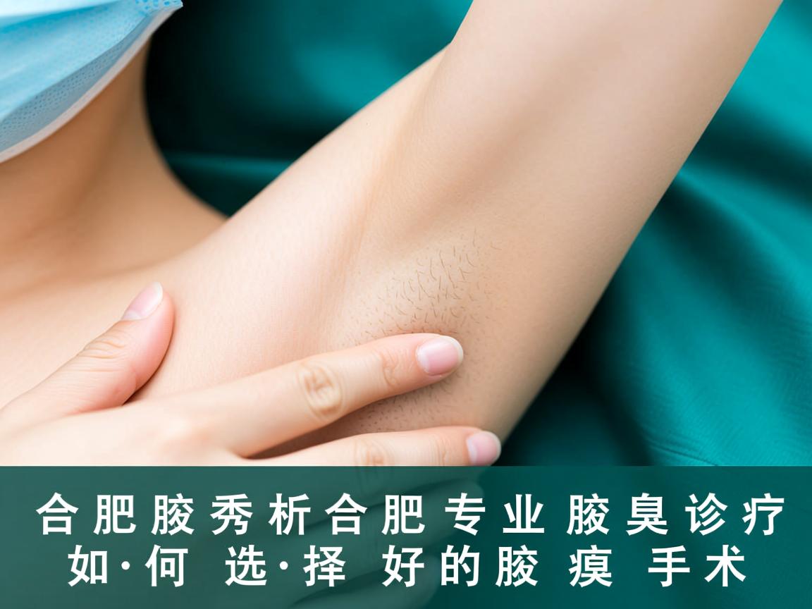 合肥腋秀解析，合肥专业腋臭诊疗，如何选择好的腋臭手术