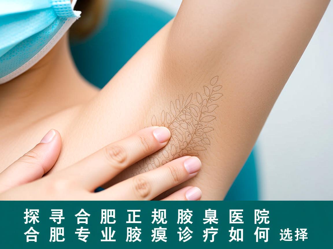 探寻合肥正规腋臭医院，合肥专业腋臭诊疗如何选择