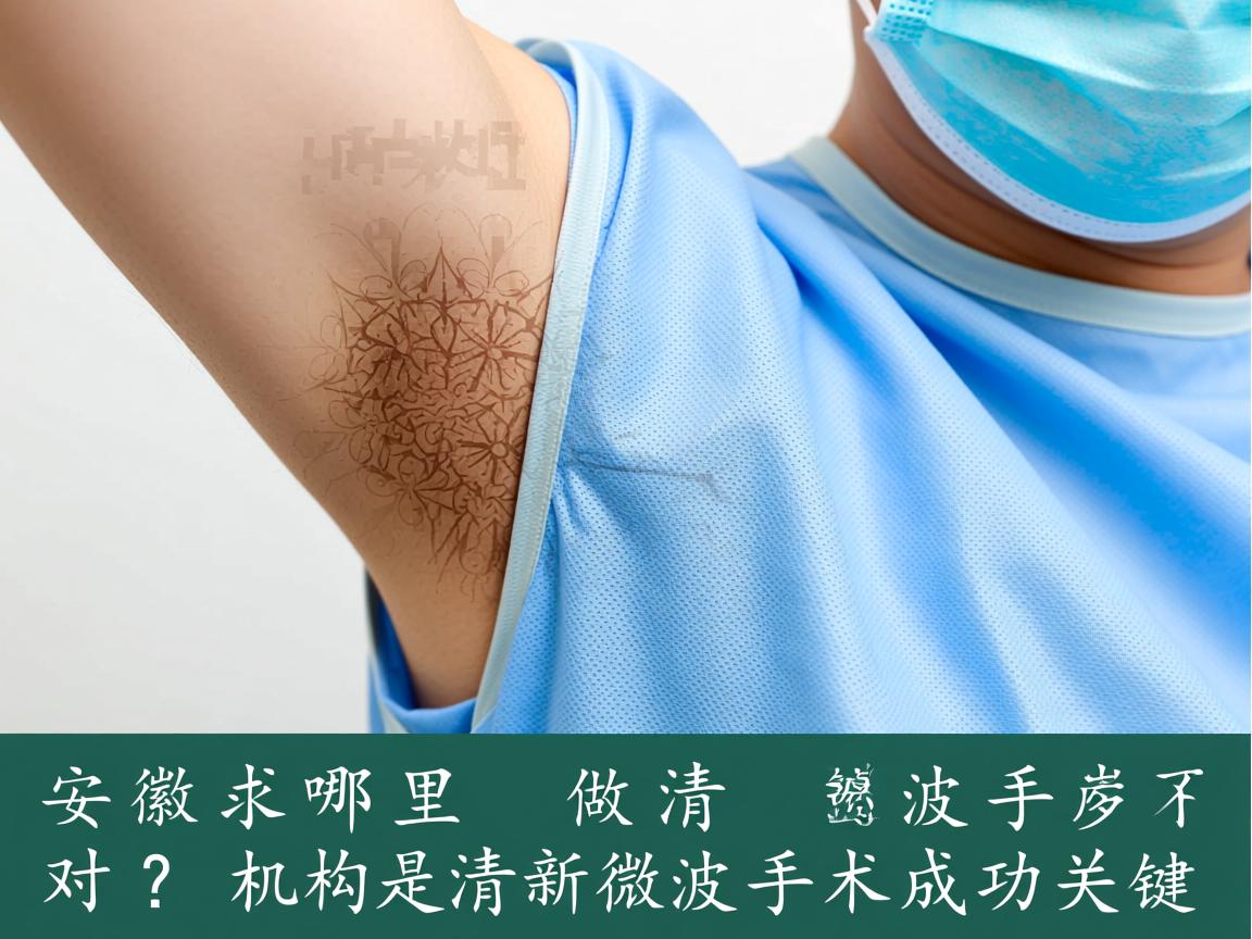 安徽哪里做清新微波手术？选对机构是清新微波手术成功关键