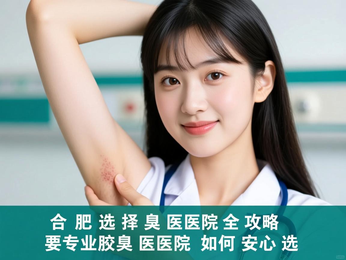 合肥女生选择腋臭医院全攻略，专业腋臭医院如何安心选