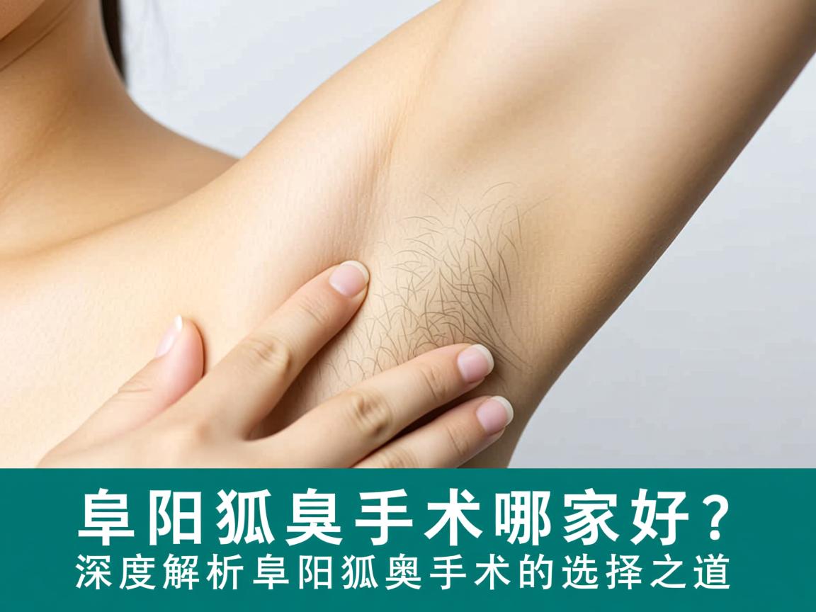 阜阳狐臭手术哪家好？深度解析阜阳狐臭手术的选择之道