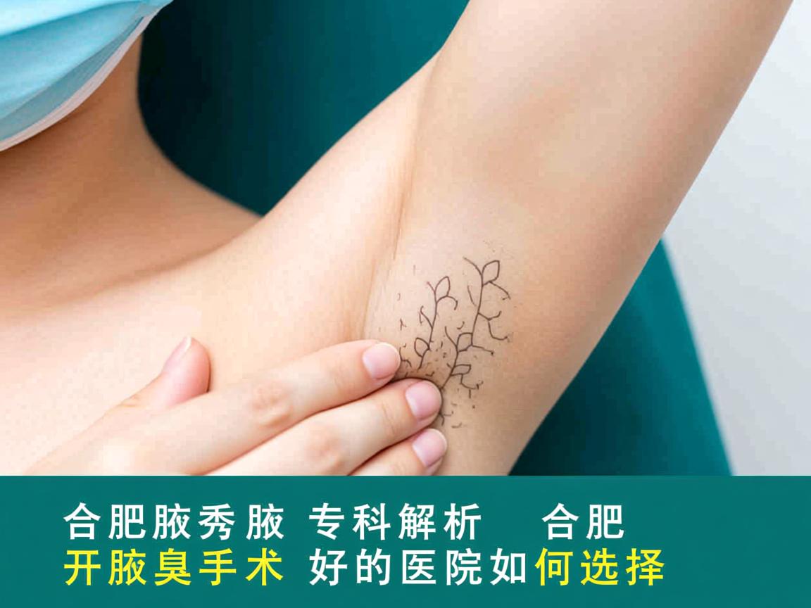 合肥腋秀腋臭专科解析，合肥开腋臭手术好的医院如何选择