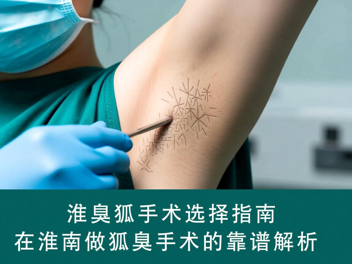 淮南狐臭手术选择指南，在淮南做狐臭手术的靠谱解析