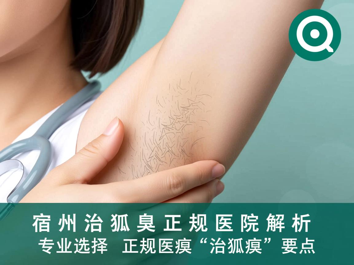 宿州治狐臭正规医院解析，专业选择正规医院治狐臭的要点