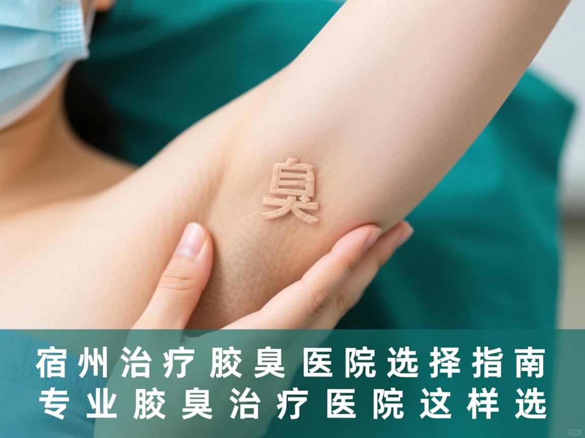 宿州治疗腋臭医院选择指南，专业腋臭治疗医院这样选