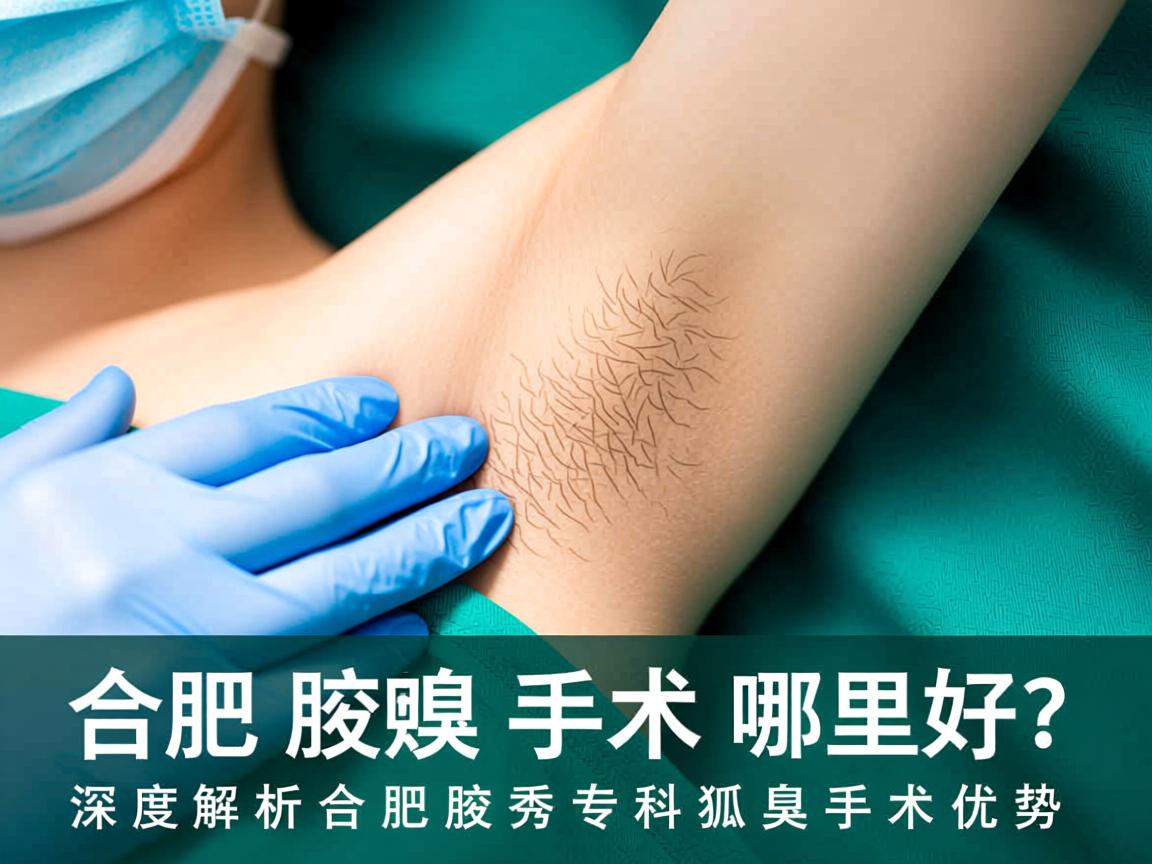 合肥腋臭手术哪里好？深度解析合肥腋秀专科狐臭手术优势