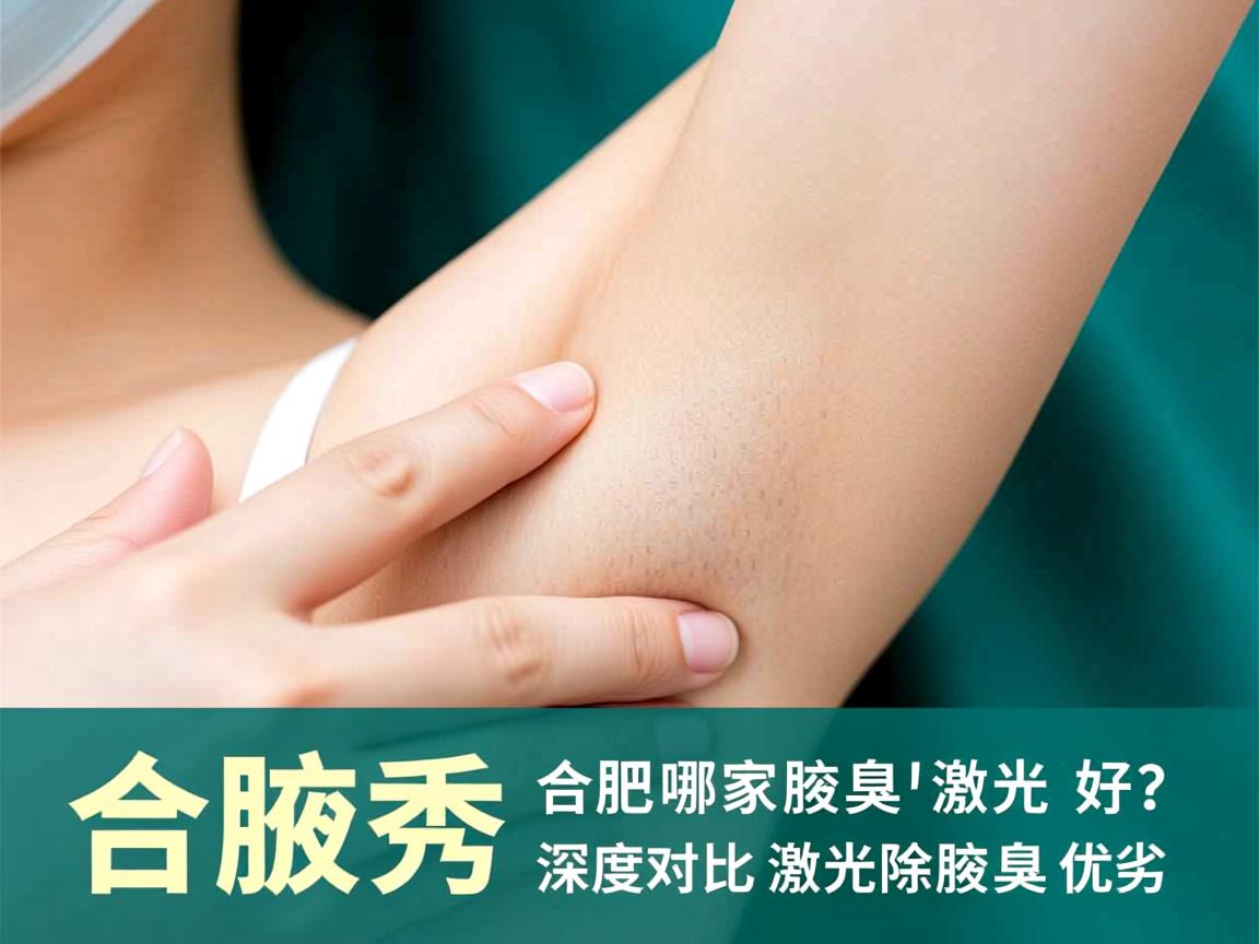 合肥腋秀解析，合肥哪家腋臭激光好？深度对比激光除腋臭优劣