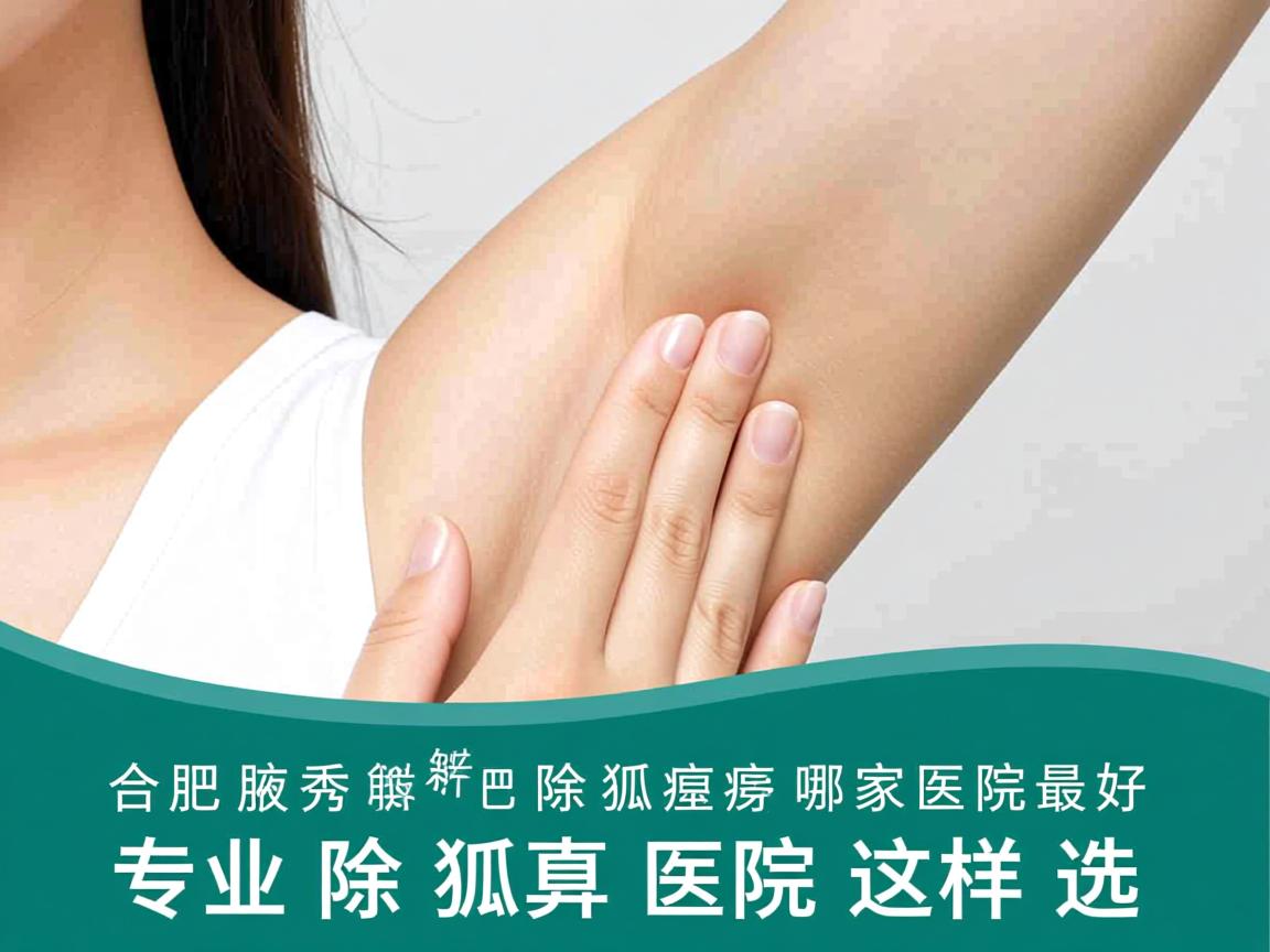 合肥腋秀解析，合肥除狐臭哪家医院最好，专业除狐臭医院这样选