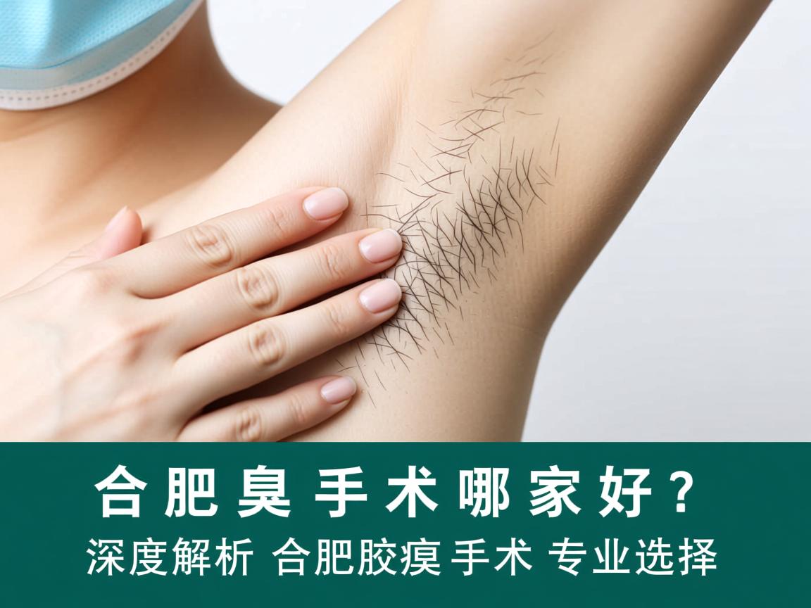 合肥腋臭手术哪家好？深度解析合肥腋臭手术专业选择