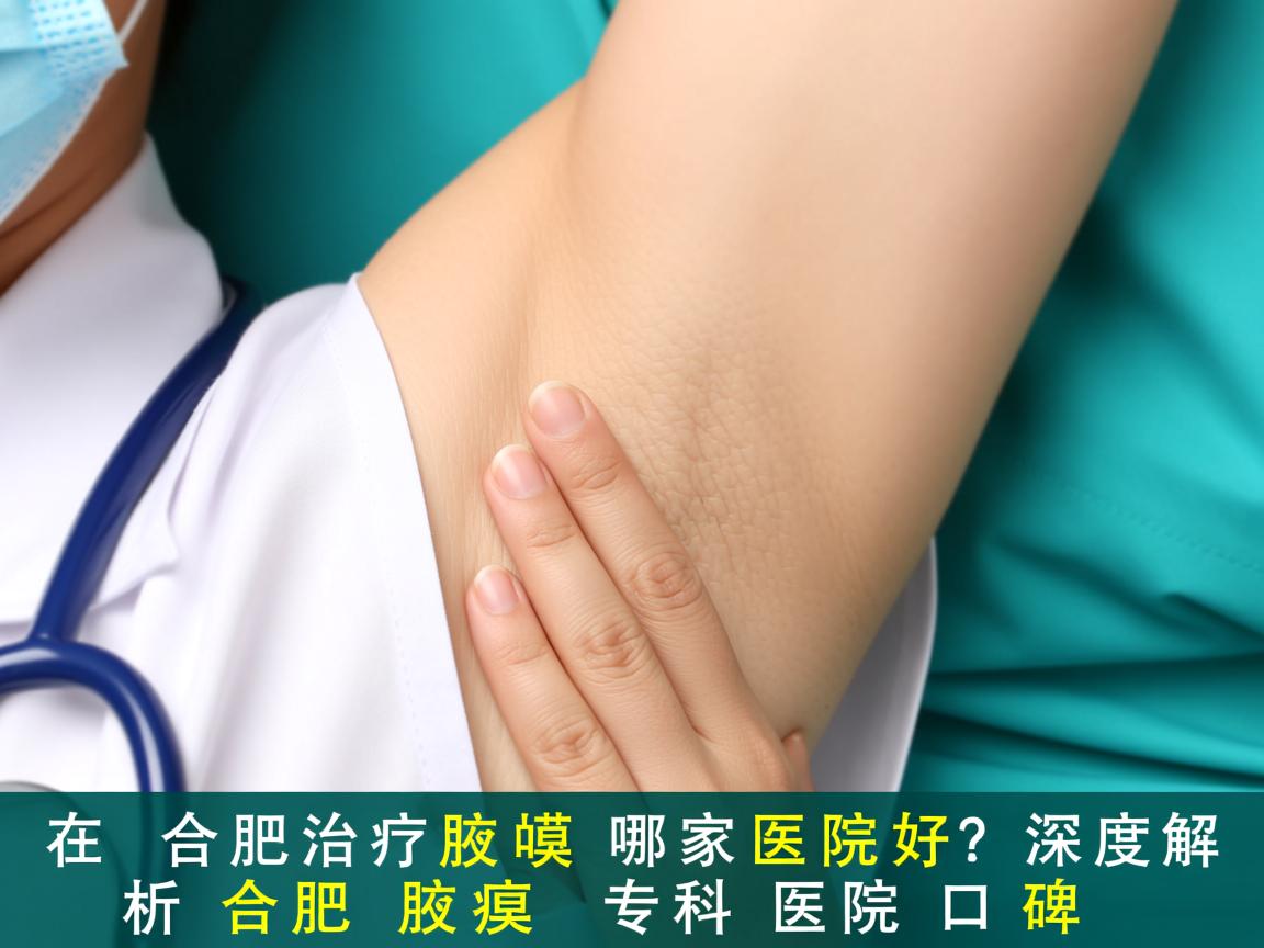 在合肥治疗腋臭哪家医院好？深度解析合肥腋臭专科医院口碑