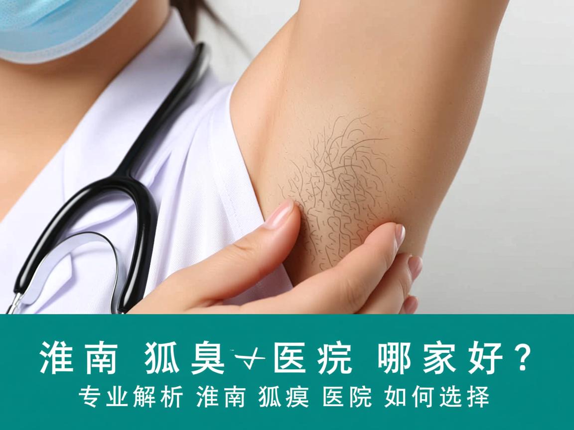 淮南狐臭医院哪家好？专业解析淮南狐臭医院如何选择