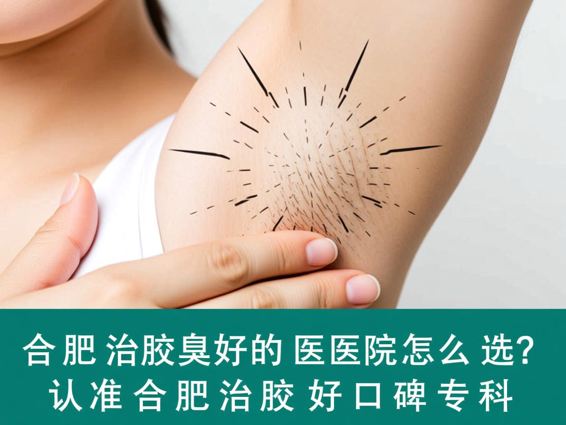 合肥治腋臭好的医院怎么选？认准合肥治腋臭好口碑专科