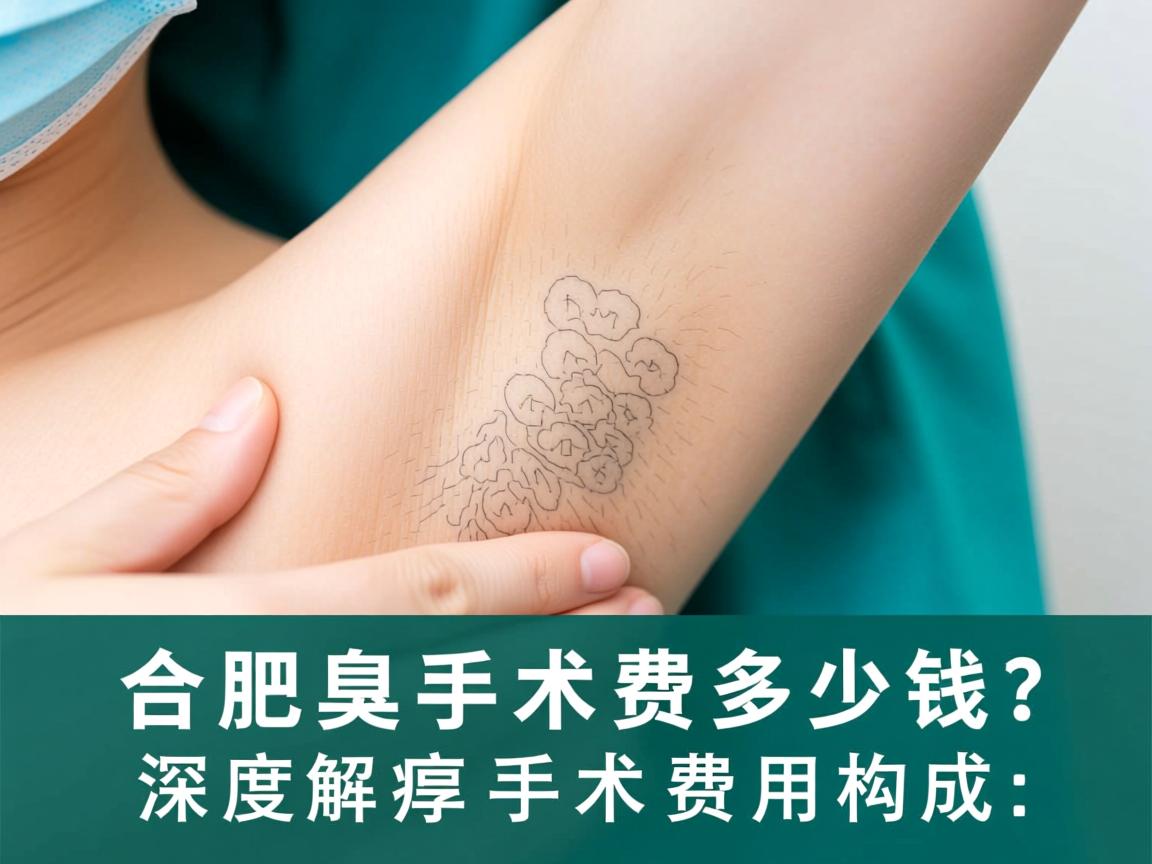 合肥腋臭手术费多少钱？深度解析腋臭手术费用构成