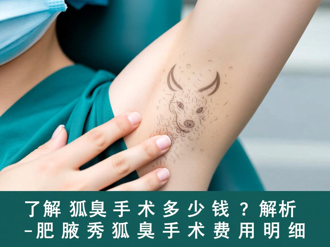 了解狐臭手术多少钱？解析合肥腋秀狐臭手术费用明细