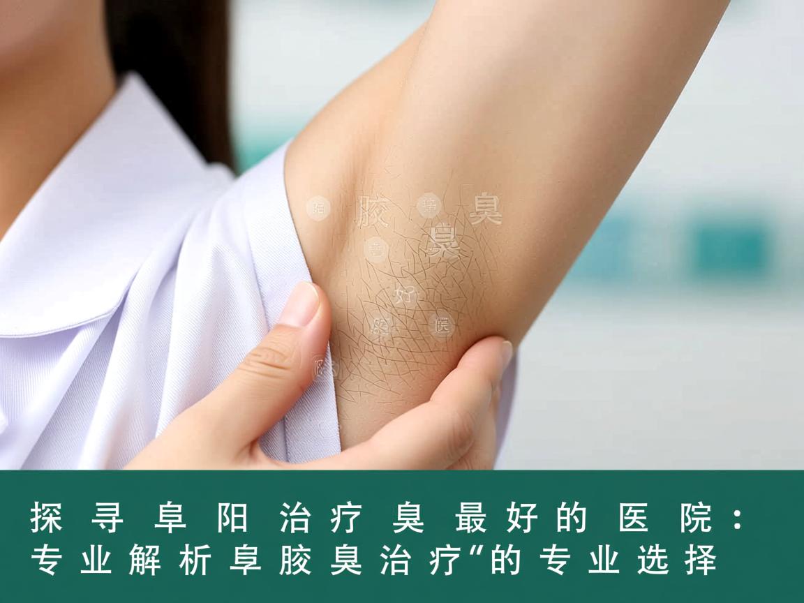 探寻阜阳治疗腋臭最好的医院，专业解析阜阳腋臭治疗的专业选择