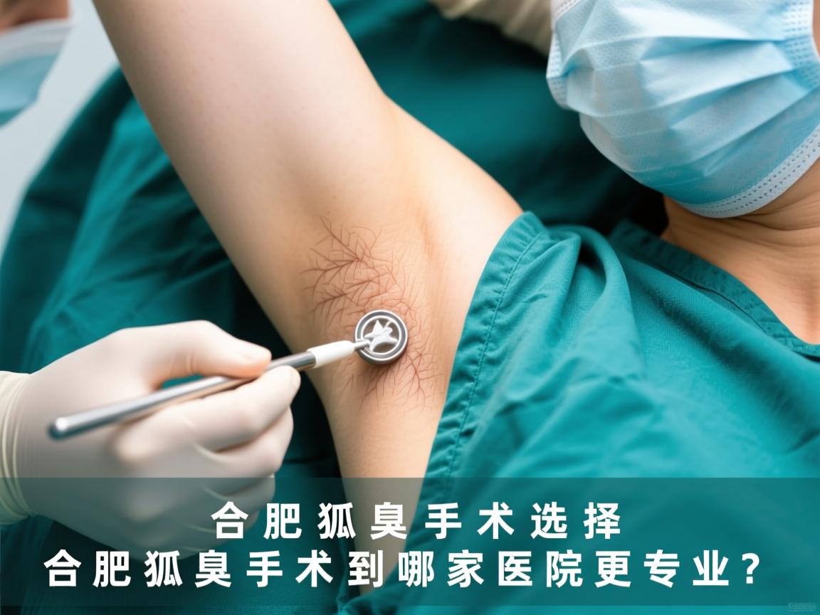 合肥狐臭手术选择，合肥狐臭手术到哪家医院更专业？