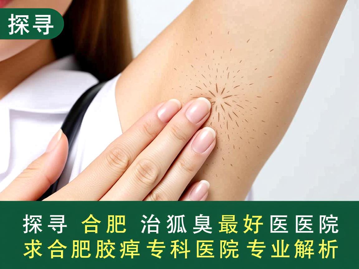 探寻合肥治狐臭最好医院，合肥腋臭专科医院专业解析