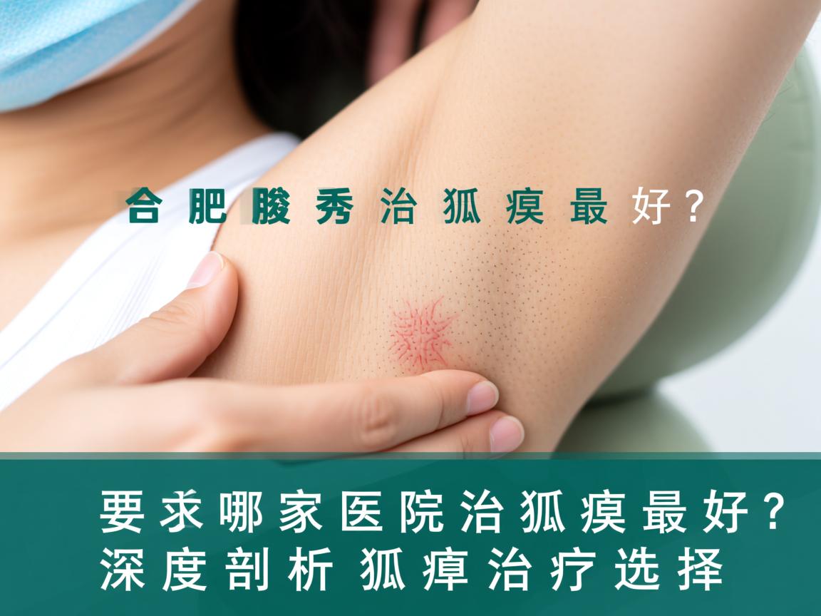 合肥腋秀解析，合肥哪家医院治狐臭最好？深度剖析狐臭治疗选择