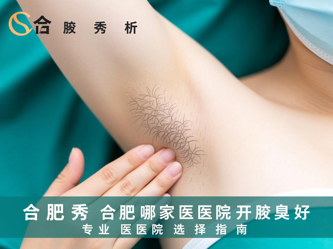 合肥腋秀解析，合肥哪家医院开腋臭好，专业医院选择指南