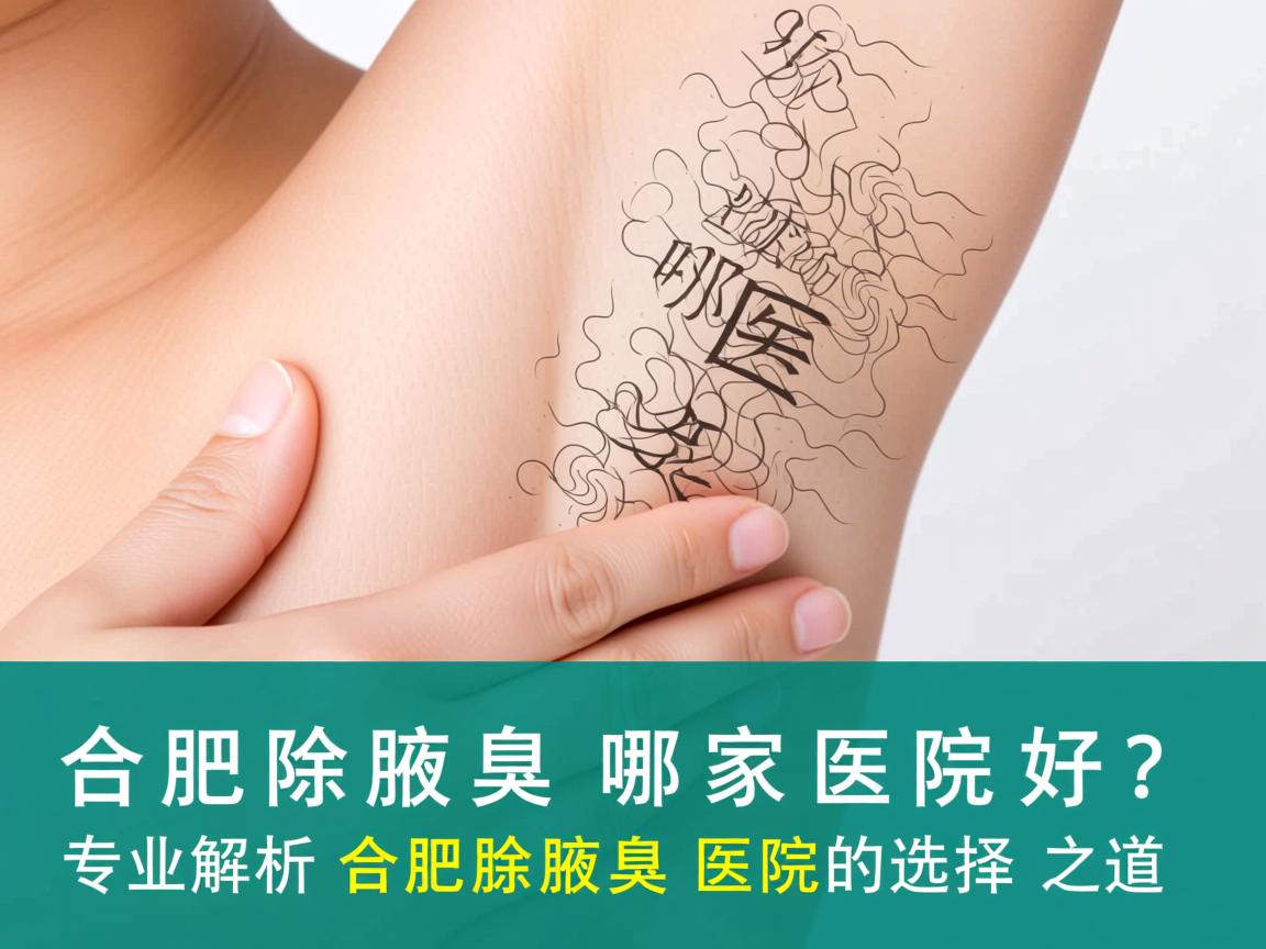 合肥除腋臭哪家医院好?专业解析合肥除腋臭医院的选择之道 合肥除腋臭哪家医院好?专业解析合肥除腋臭医院的选择之道