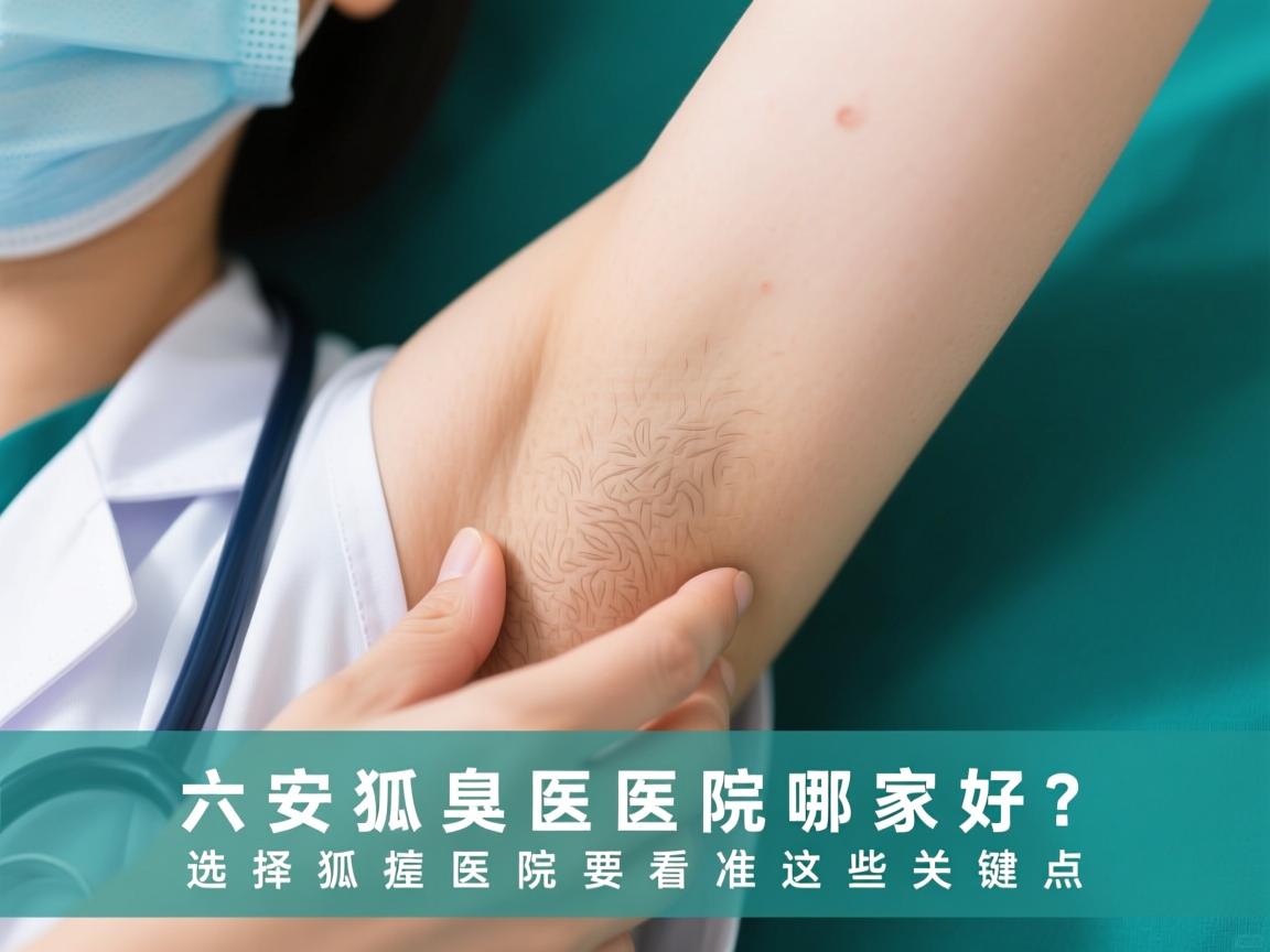 六安狐臭医院哪家好？选择狐臭医院要看准这些关键点