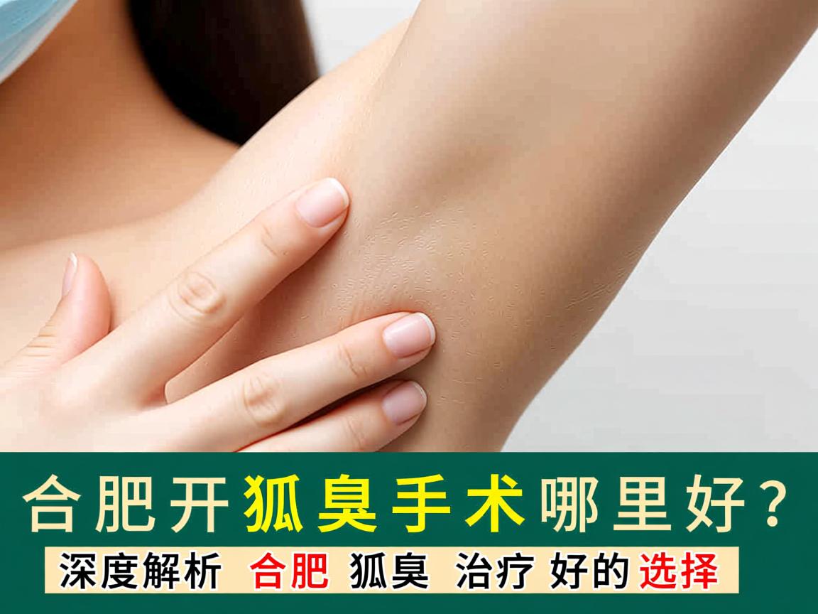 合肥开狐臭手术哪里好？深度解析合肥狐臭治疗好的选择