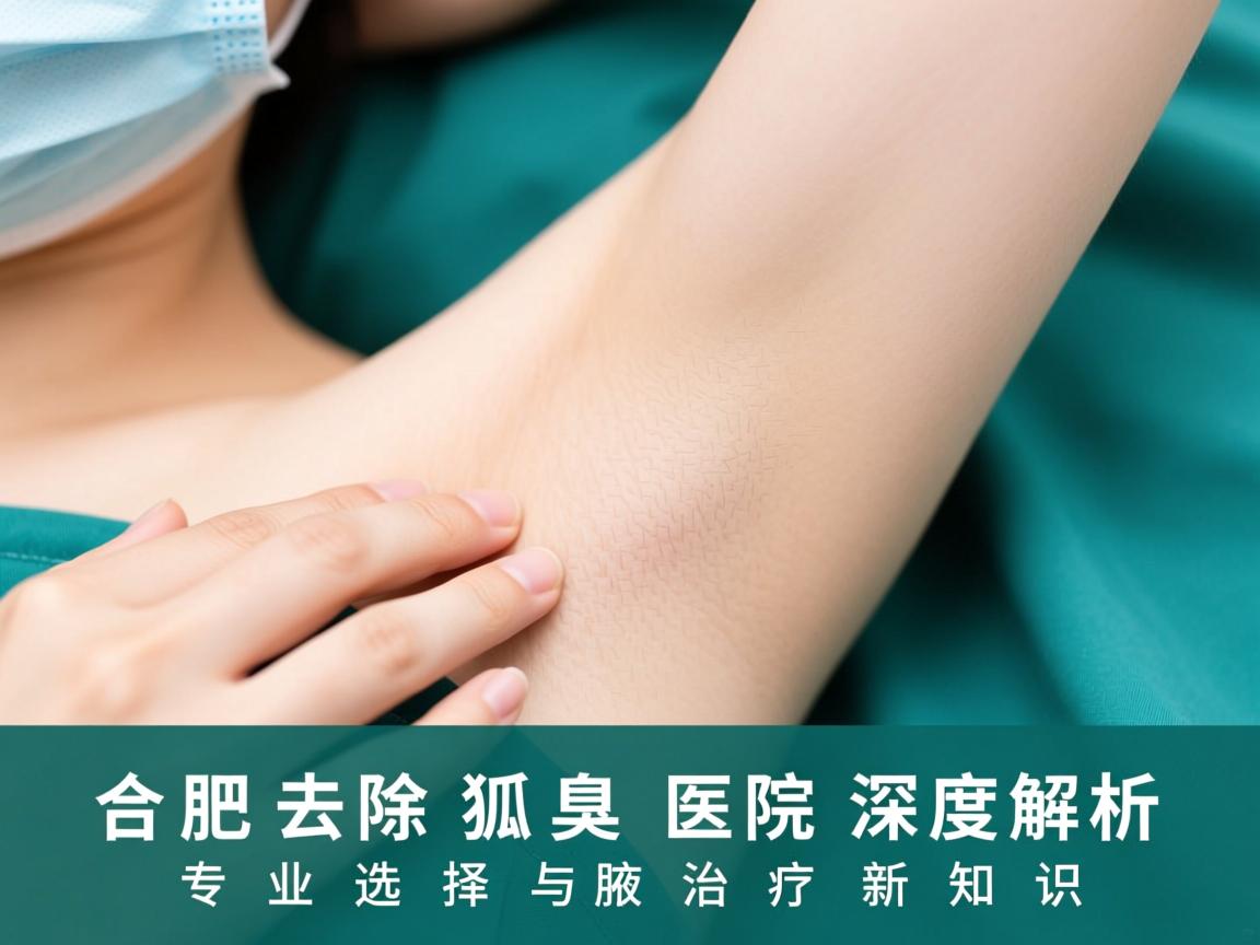 合肥去除狐臭医院深度解析,专业选择与腋臭治疗新知识 合肥去除狐臭医院深度解析,专业选择与腋臭治疗新知识