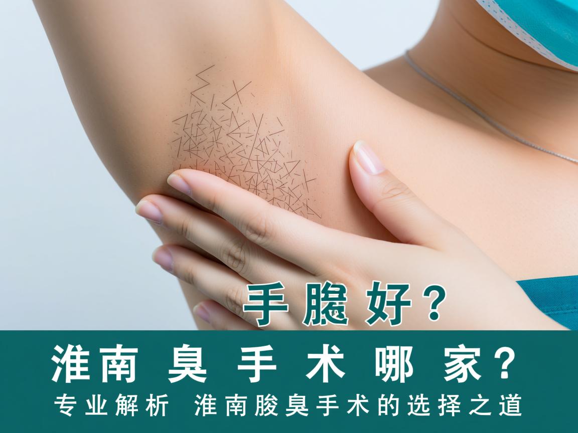 淮南腋臭手术哪家好？专业解析淮南腋臭手术的选择之道