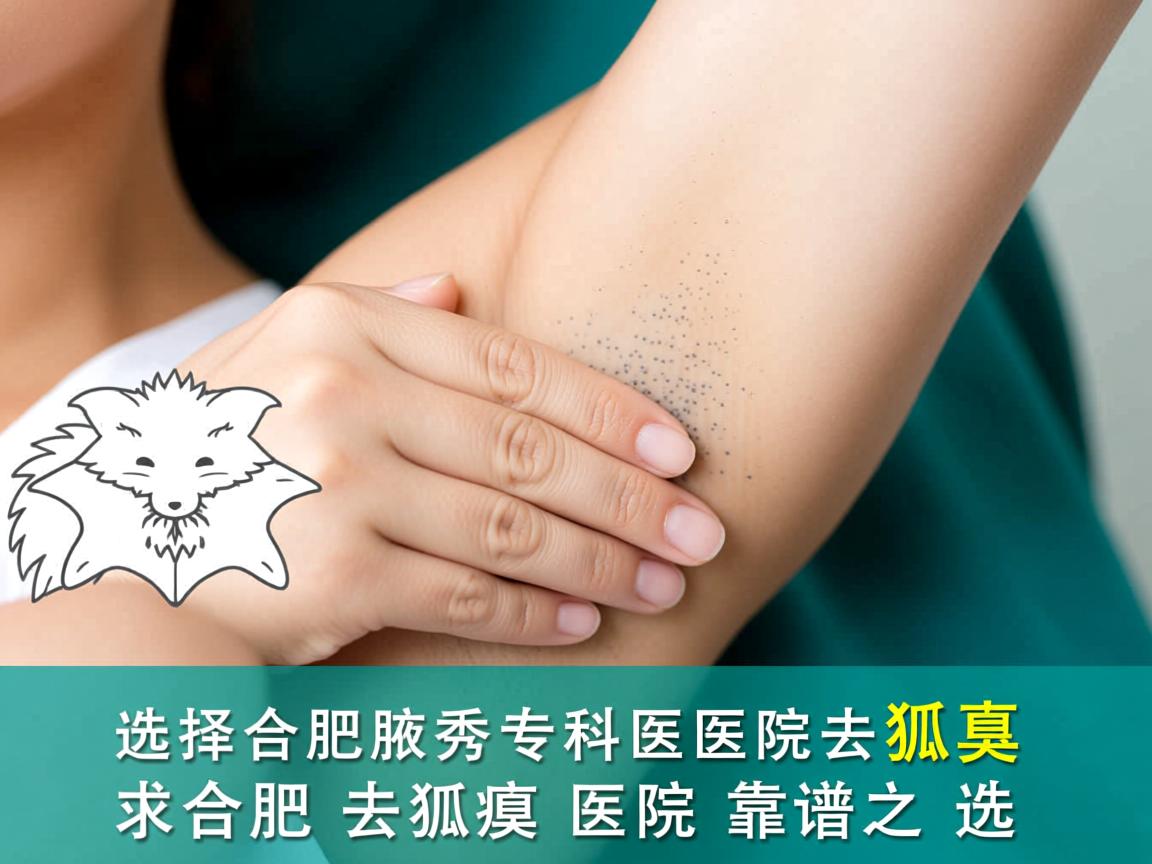 选择合肥腋秀专科医院去狐臭，解析合肥去狐臭医院的靠谱之选