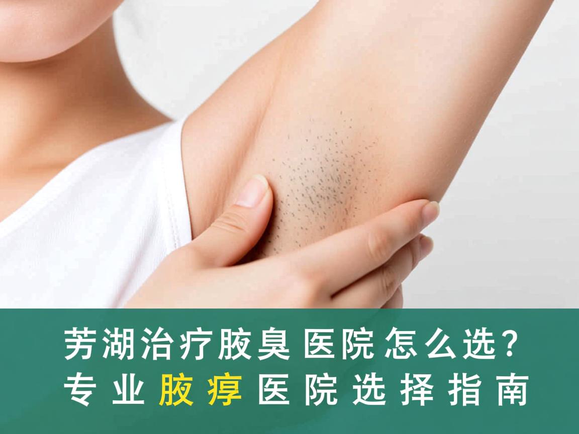 芜湖治疗腋臭医院怎么选?专业腋臭医院选择指南 芜湖治疗腋臭医院怎么选?专业腋臭医院选择指南