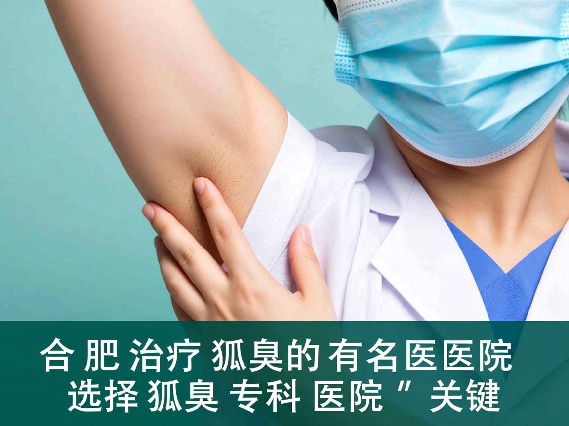 合肥治疗狐臭的有名医院，选择狐臭专科医院的关键