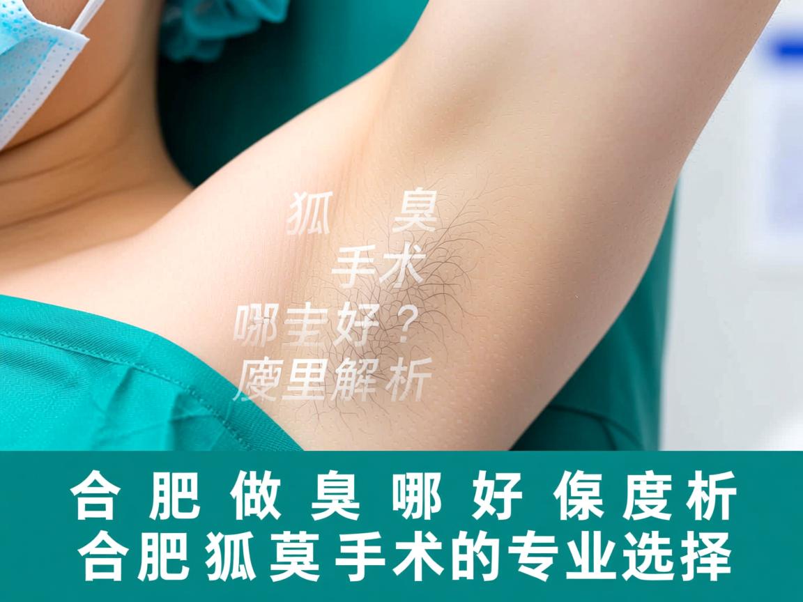 合肥做狐臭手术哪里好?深度解析合肥狐臭手术的专业选择 合肥做狐臭手术哪里好?深度解析合肥狐臭手术的专业选择