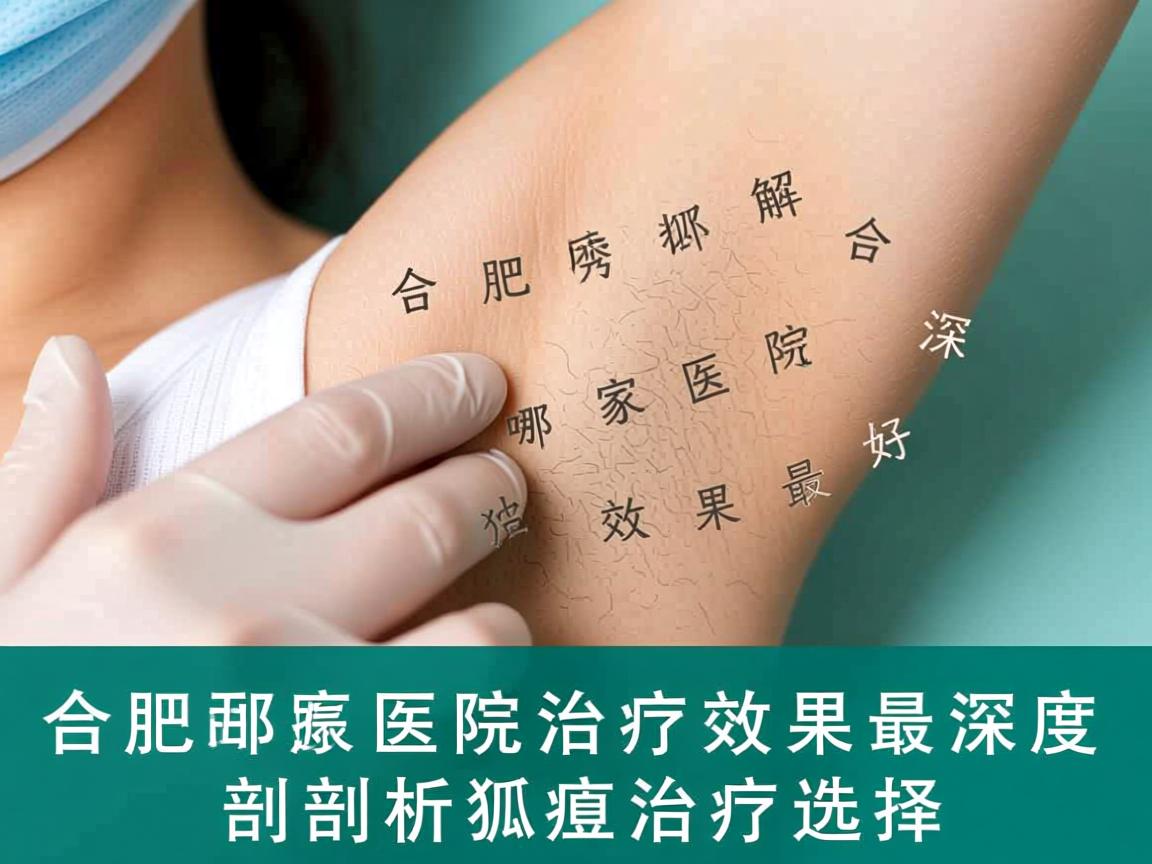 合肥腋秀解析,合肥哪家医院治疗狐臭效果最好,深度剖析狐臭治疗选择 合肥腋秀解析,合肥哪家医院治疗狐臭效果最好,深度剖析狐臭治疗选择