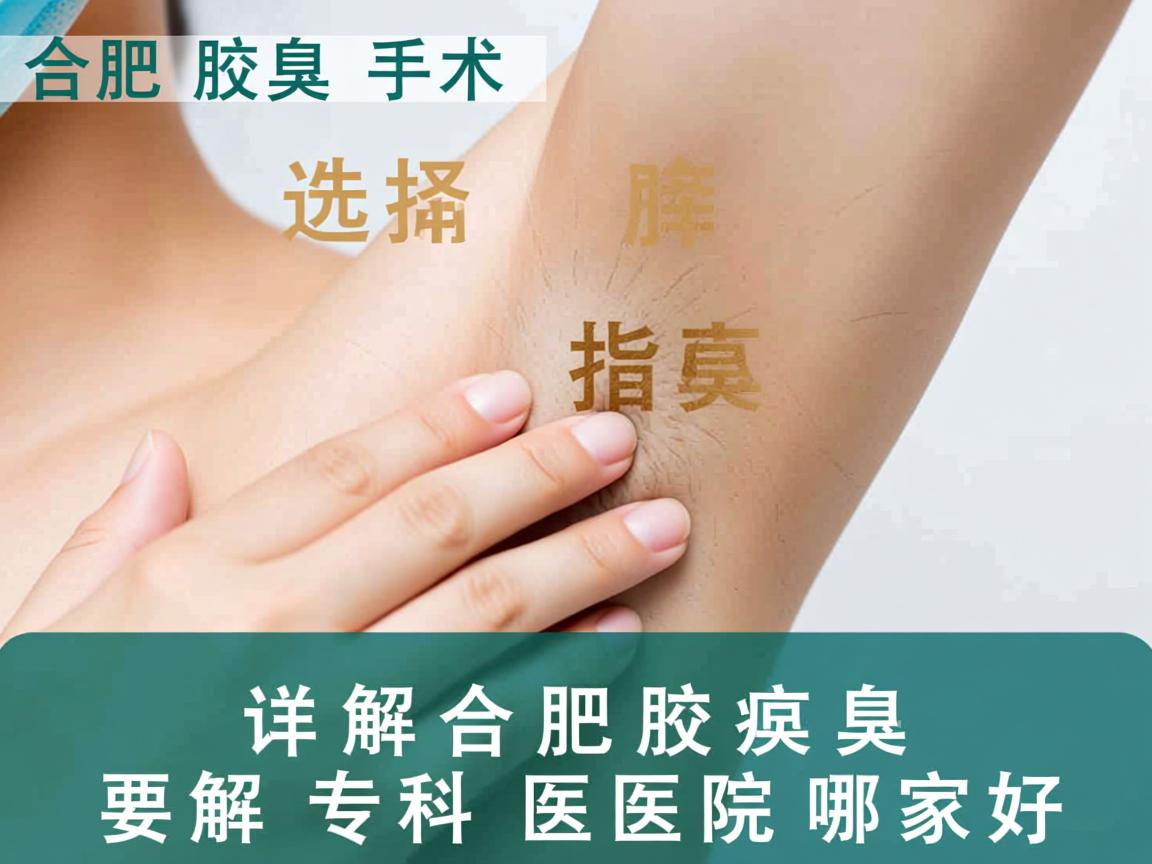 合肥腋臭手术选择指南,详解合肥腋臭专科医院哪家好 合肥腋臭手术选择指南,详解合肥腋臭专科医院哪家好