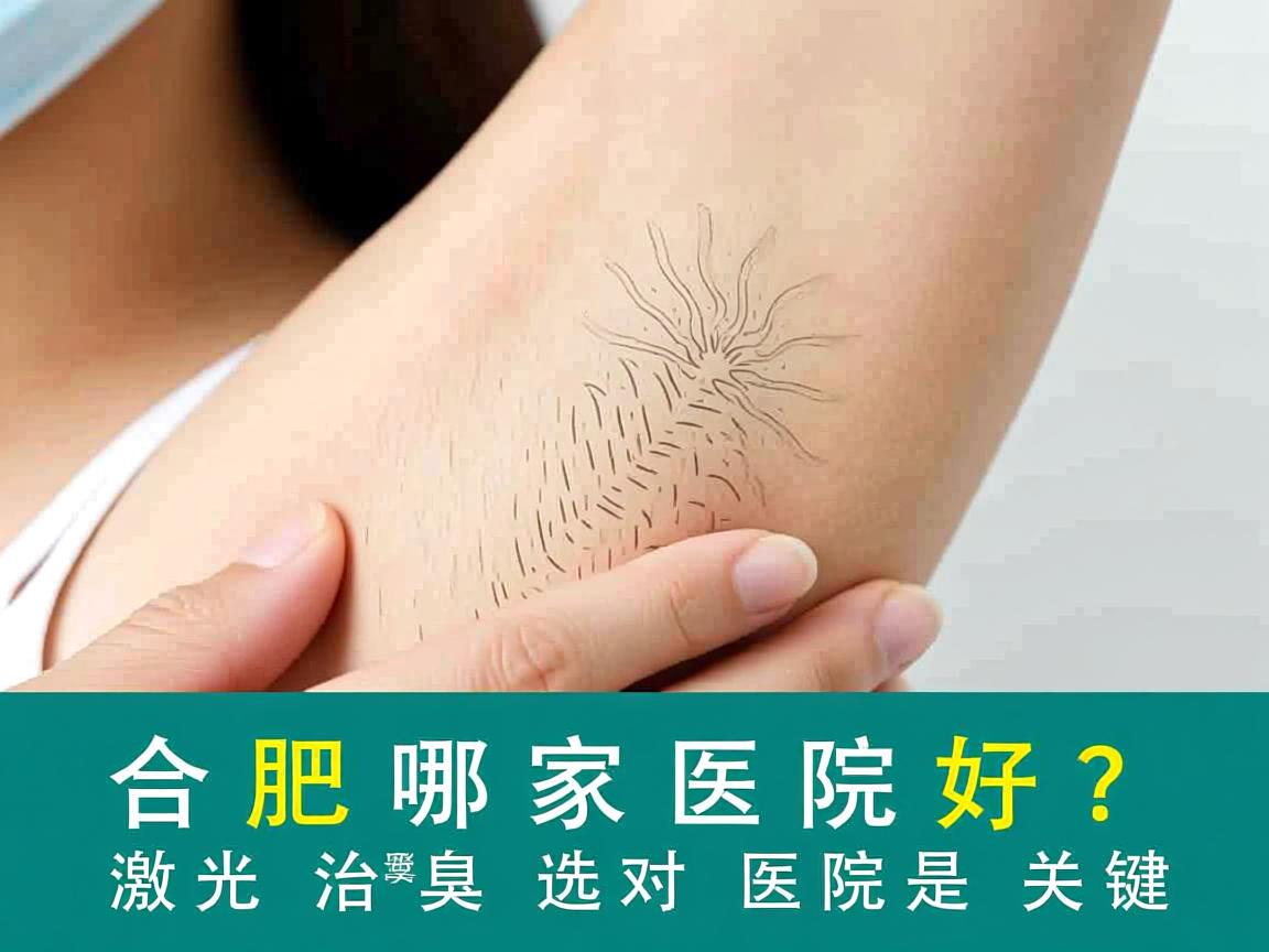 合肥哪家医院好？激光治腋臭，选对医院是关键