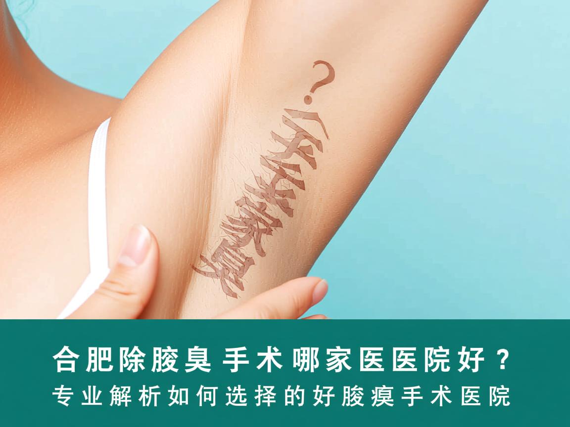 合肥除腋臭手术哪家医院好?专业解析如何选择好的腋臭手术医院 合肥除腋臭手术哪家医院好?专业解析如何选择好的腋臭手术医院