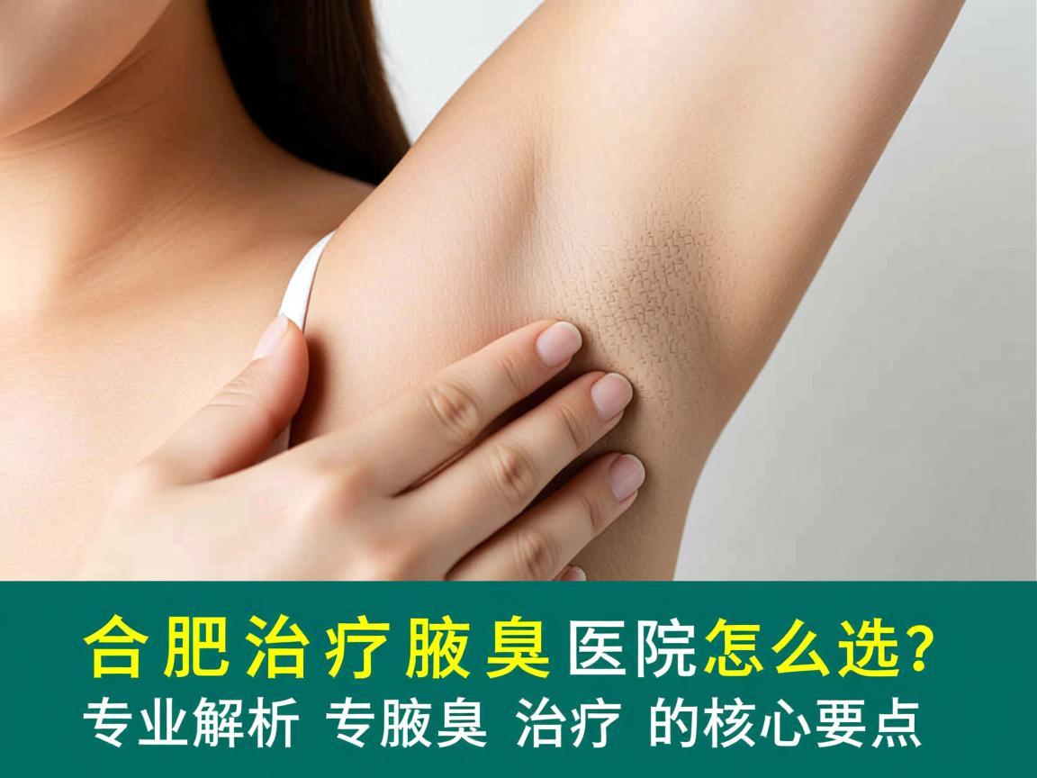 合肥治疗腋臭医院怎么选?专业解析腋臭治疗的核心要点 合肥治疗腋臭医院怎么选?专业解析腋臭治疗的核心要点