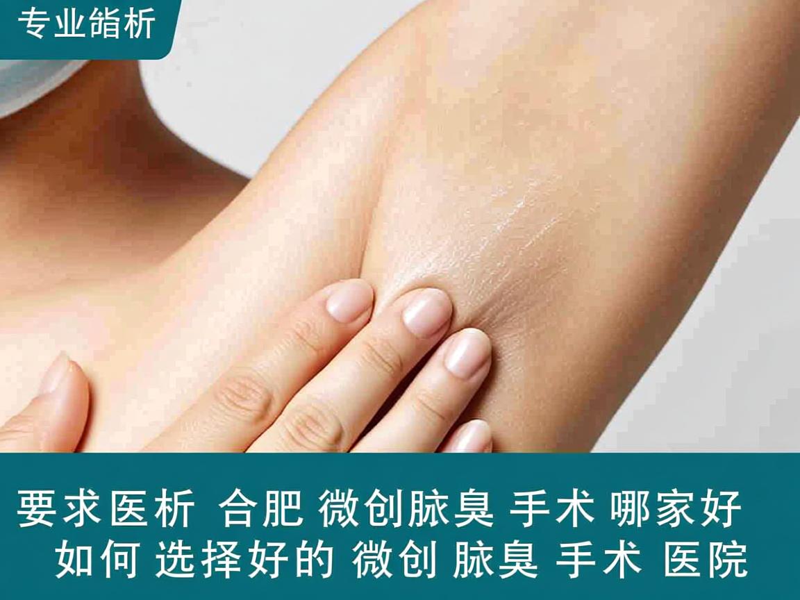 专业解析,合肥微创腋臭手术哪家好,如何选择好的微创腋臭手术医院 专业解析,合肥微创腋臭手术哪家好,如何选择好的微创腋臭手术医院
