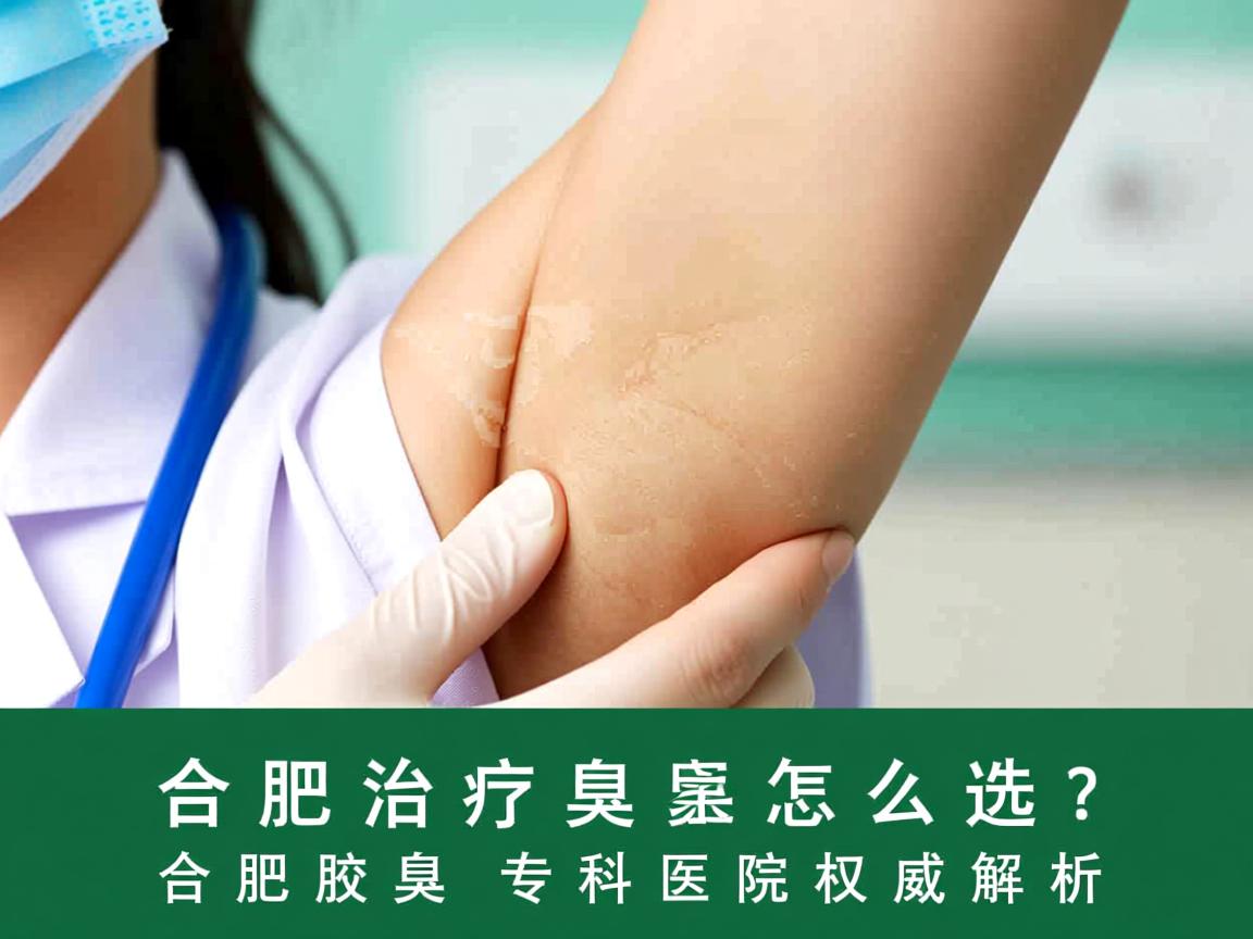 合肥治疗腋臭的医院怎么选？聚焦合肥腋臭专科医院的权威解析
