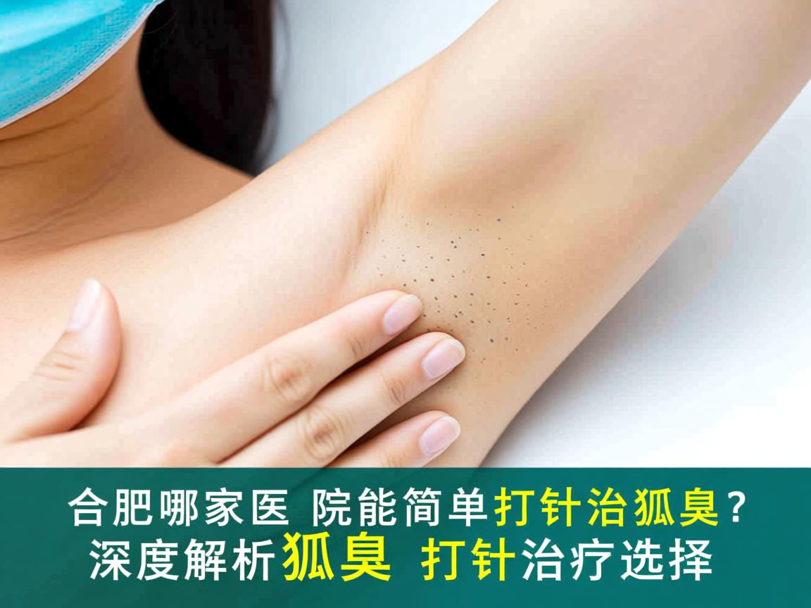 合肥哪家医院能简单打针治狐臭?深度解析狐臭打针治疗选择 合肥哪家医院能简单打针治狐臭?深度解析狐臭打针治疗选择