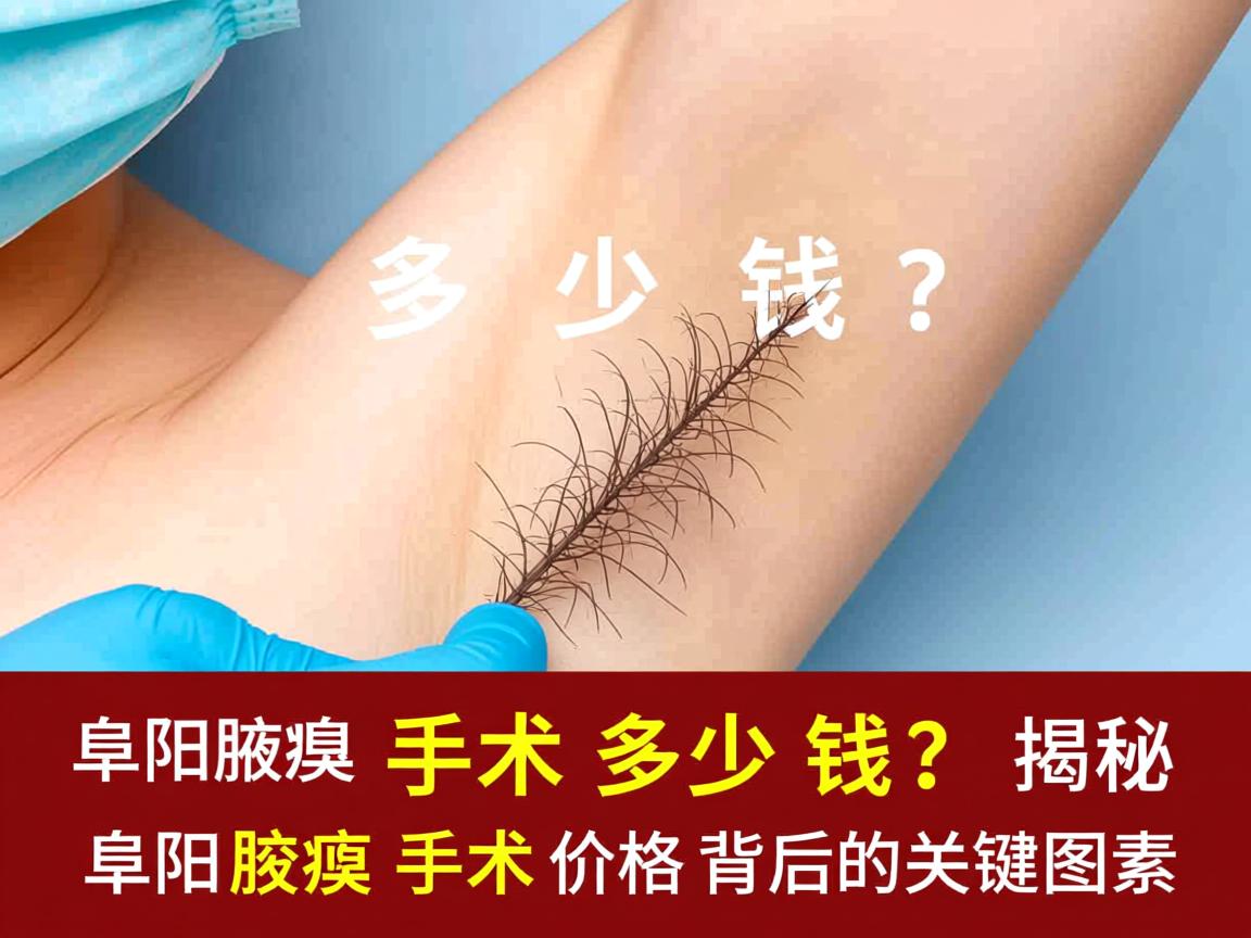 阜阳腋臭手术多少钱?揭秘阜阳腋臭手术价格背后的关键因素 阜阳腋臭手术多少钱?揭秘阜阳腋臭手术价格背后的关键因素