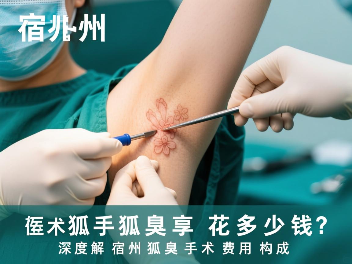 宿州狐臭手术花多少钱？深度解析宿州狐臭手术费用构成
